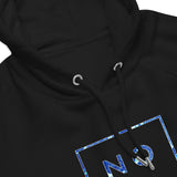 No Wahala Seal Print Unisex eco raglan hoodie