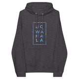 No Wahala Seal Print Unisex eco raglan hoodie
