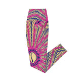 Wild Ankara Leggings with Pockets
