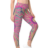 Wild Ankara Leggings with Pockets