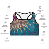 NEW Ankara Passion Padded Sports Bra