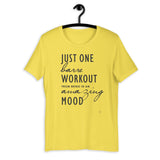 Just One Barre Workout from Being in an Amazing Mood T-Shirt