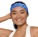 No Wahala Ankara Print Stretch Headband