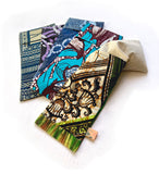 Tribal Marks Ankara Herbal Aromatherapy Pillow inserts with one pillow showing out of a pillow cover.