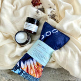 SheaCrafted Natural Relief Magnesium Lotion and Ankara Lavender Eye Pillow for relaxation and sleep