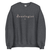Tribal Marks hymn lovers Doxologist crewneck sweatshirt in dark grey heather