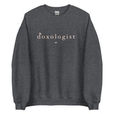 Tribal Marks hymn lovers Doxologist crewneck sweatshirt in dark grey heather