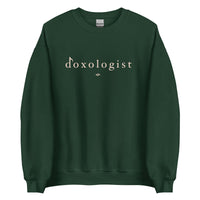 Tribal Marks hymn lovers Doxologist crewneck sweatshirt in forest green