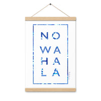 No Wahala Graphic Ankara Print Wall Art Poster with Hangers