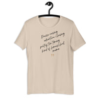 Praise Raising, Adventure Chasing, Poetry Tea Timing Kind of Homeschool Mama T-shirt