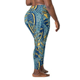The Wrapper Ankara Leggings with Pockets