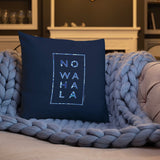 No Wahala Ankara Print Premium Pillow Case