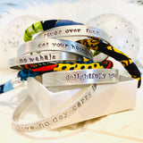 Get Your Hopes Up Metal Stamped Cuff