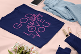 Flatlay - Tribal Marks - God is Wildly in Love with You Tee - Faith, positive, uplifting, inspirational Christian T Shirts